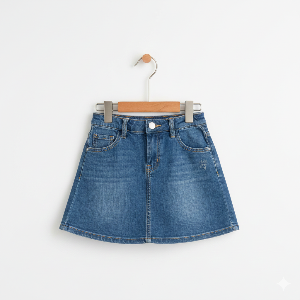 Denim Blue Skirt
